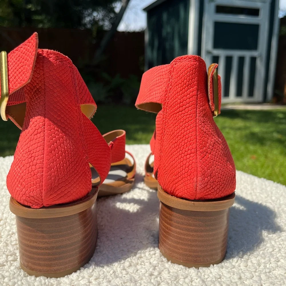 Franco Sarto Lorelia Block Heel Sandals - Picture 3 of 4